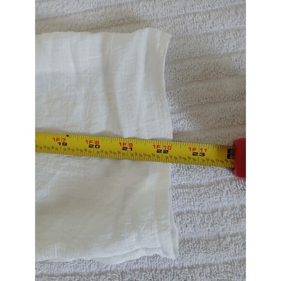 Fyve Womens Button Up Shirt Size 1X Ombre Blue White V Neck Roll Tab Lightweight - Picture 14 of 16